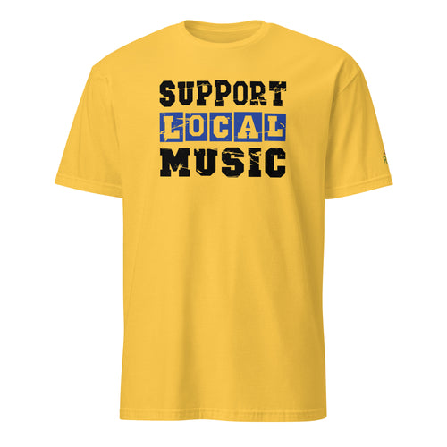 Product mockup of Vintage Stencil Tee in Daisy